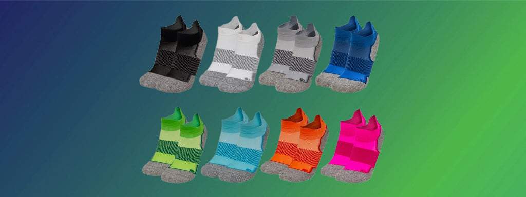 all colors of the AC4 no show sock 