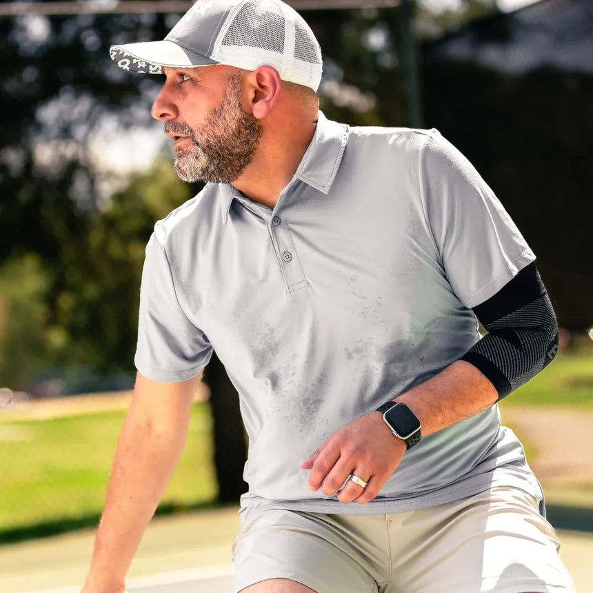 Pickleball athlete wearing es6 elbow brace | OS1st