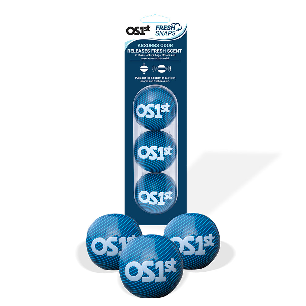 Fresh Snaps Odor absorbing snaps - Blue Spirals 3 pack | OS1st
