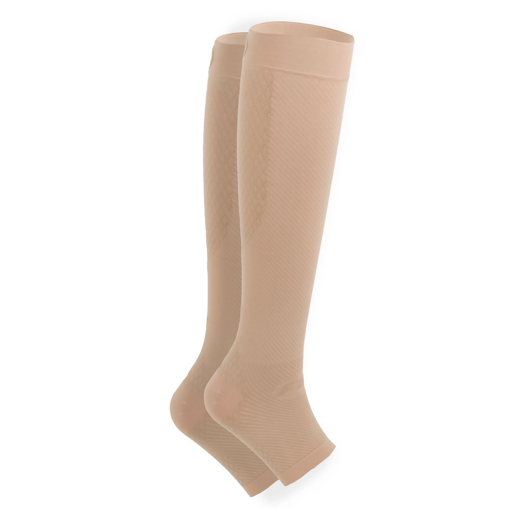 FS6+ Performance compression leg sleeves in tan | OS1st