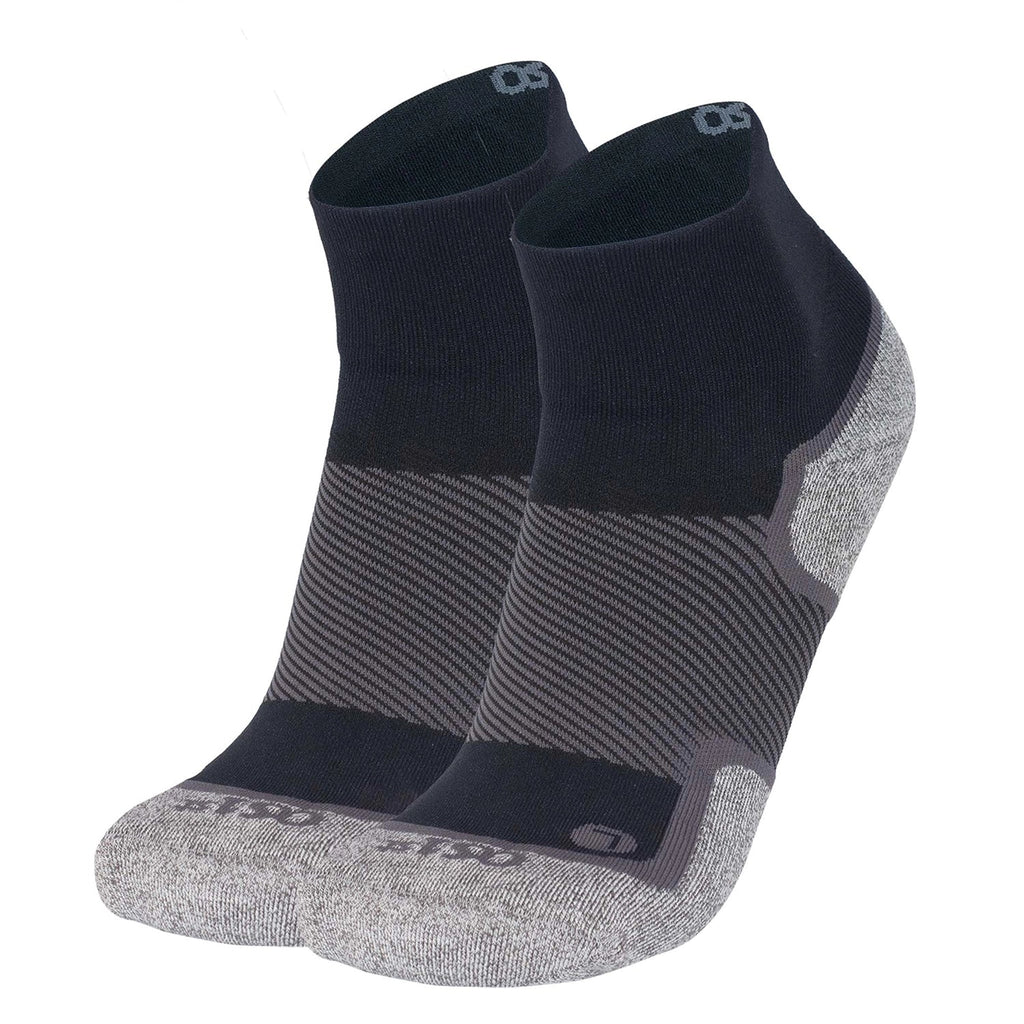 WP4 Wellness sock 1/4 length in black | OS1st