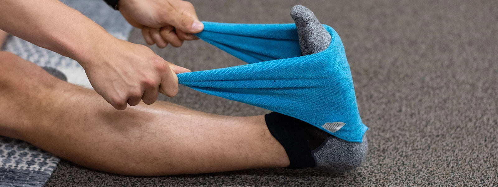 Exercising a sprained ankle 