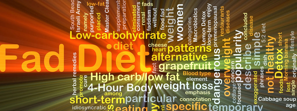 Image of Fad Diet text and related wording