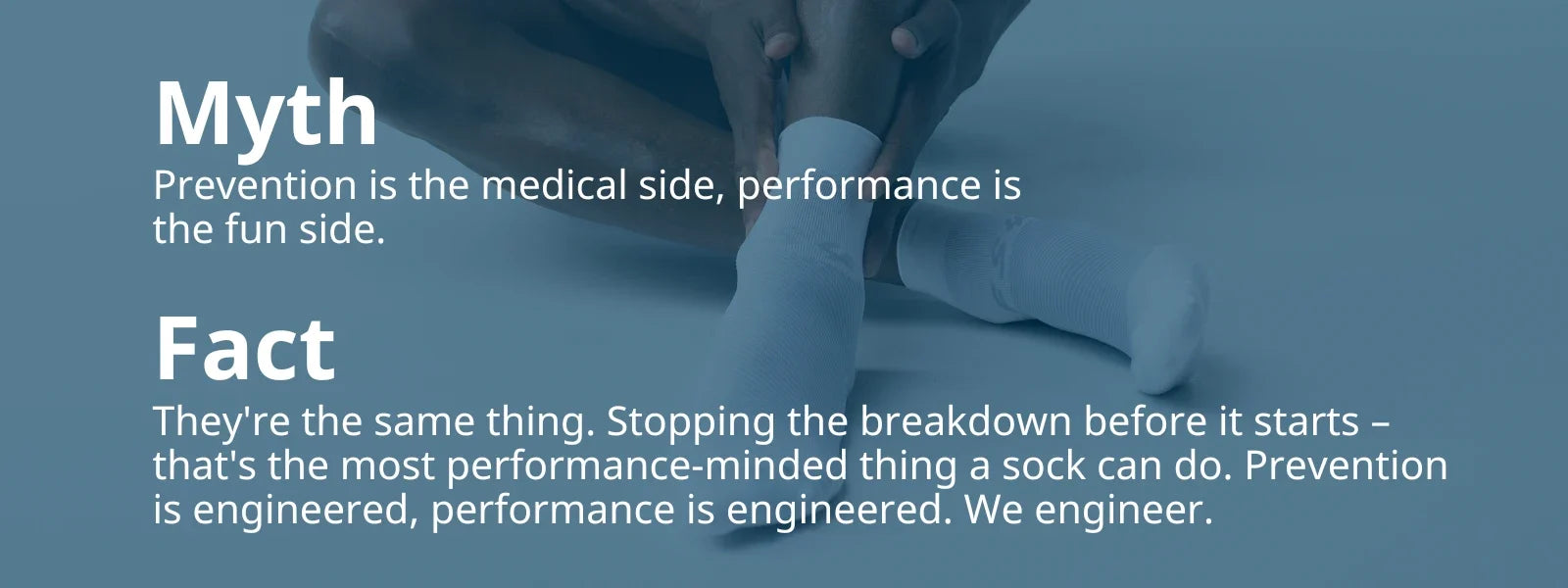 Myth Vs. Fact: Prevention is the medical side, performance is the fun side.