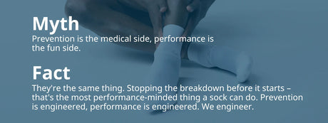 Myth Vs. Fact: Prevention is the medical side, performance is the fun side.