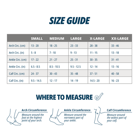 FS6+ Size Chart