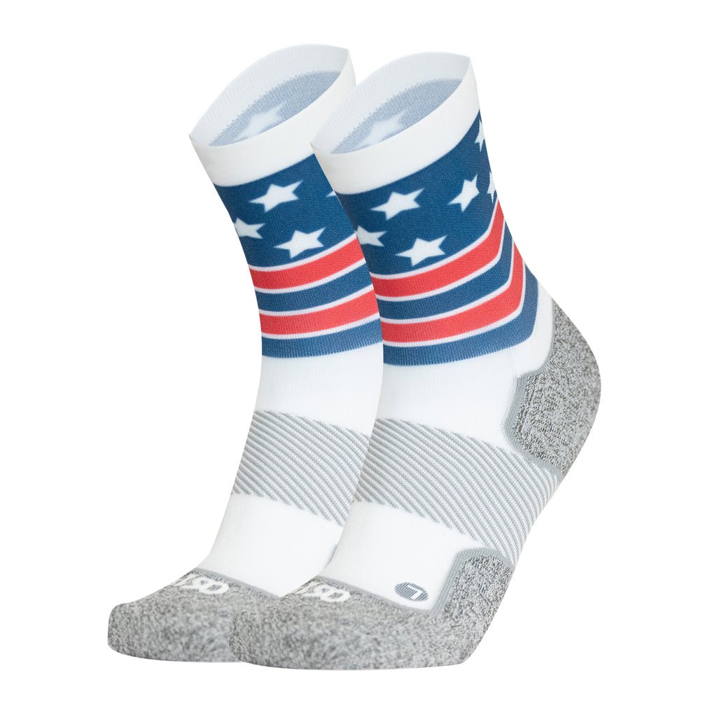 Active Comfort sock in Patriotic design stars and stripes | OS1st