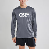 Mens grey long sleeve t-shirt | OS1st
