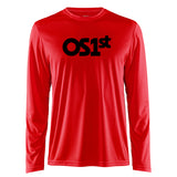 Mens Red Long Sleeve Shirt | OS1st