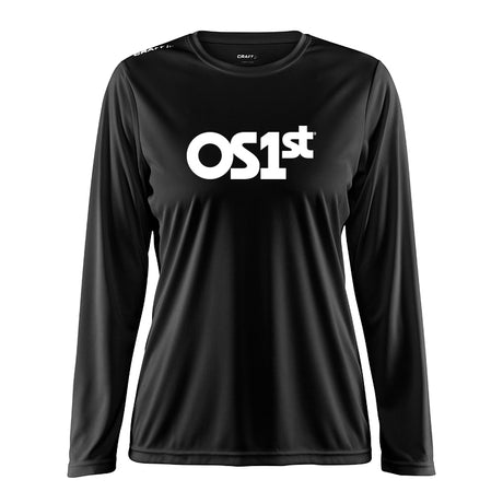 Womens Black Long Sleeve Shirt | OS1st