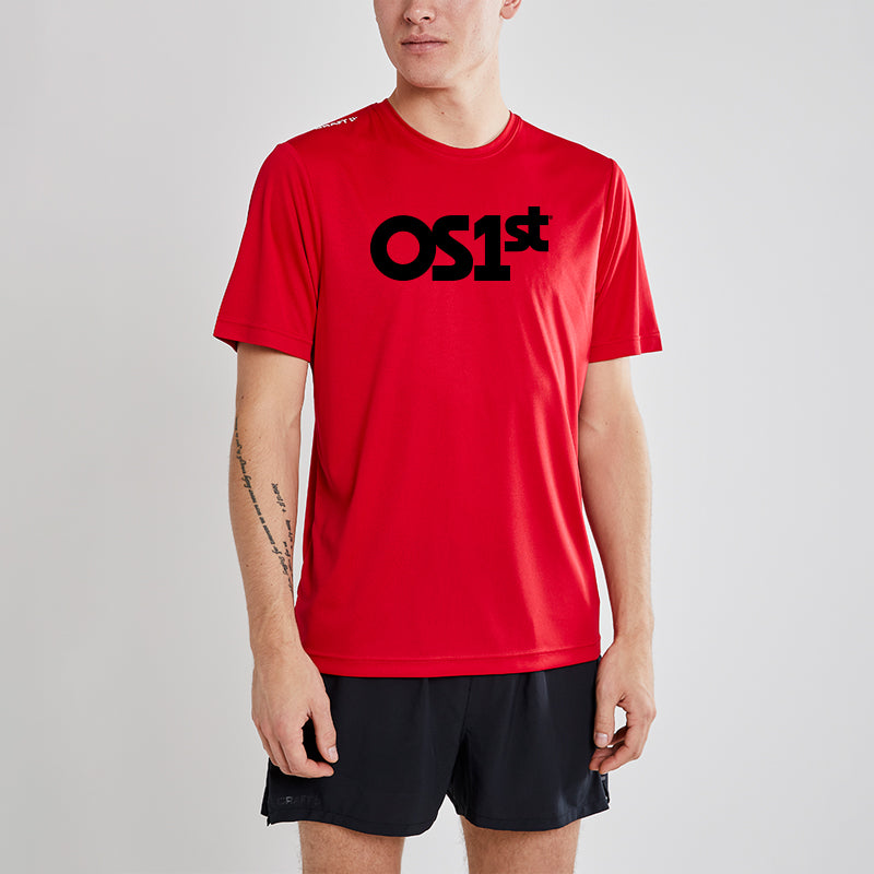 Mens Red Short Sleeve Shirt | OS1st