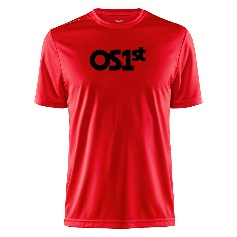 unisex red athletic t-shirt | OS1st