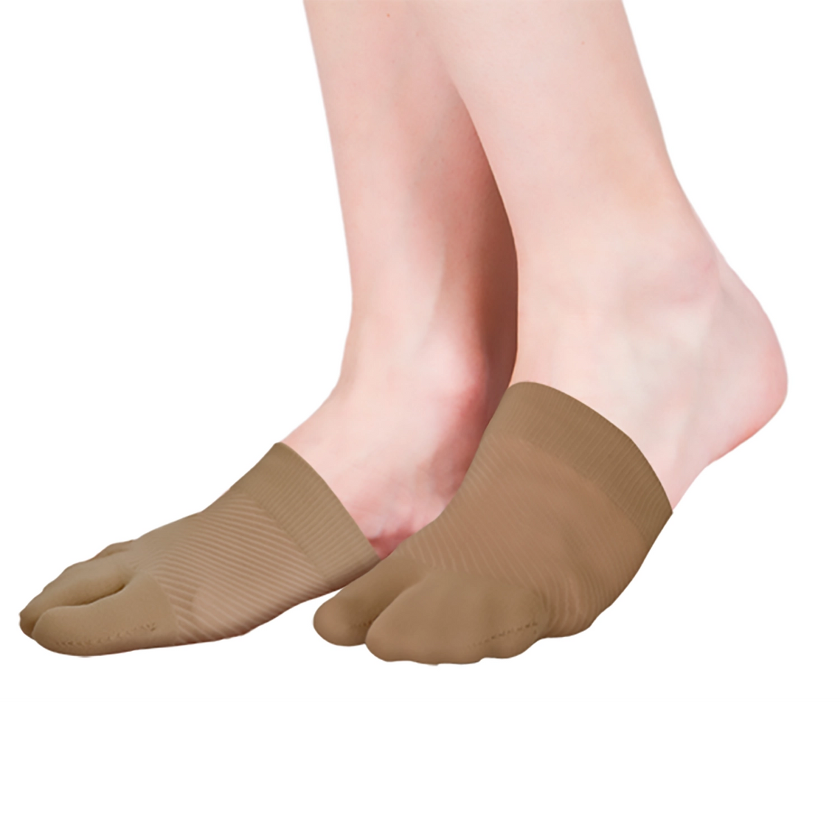 A person wearing the forefoot compression sleeves | OS1st