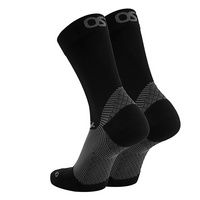 FS4 Plantar Fasciitis Compression crew length socks in black | OS1st