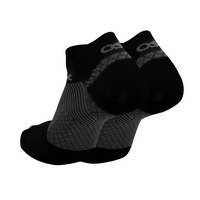 FS4 Plantar Fasciitis Compression no show length socks in black | OS1st