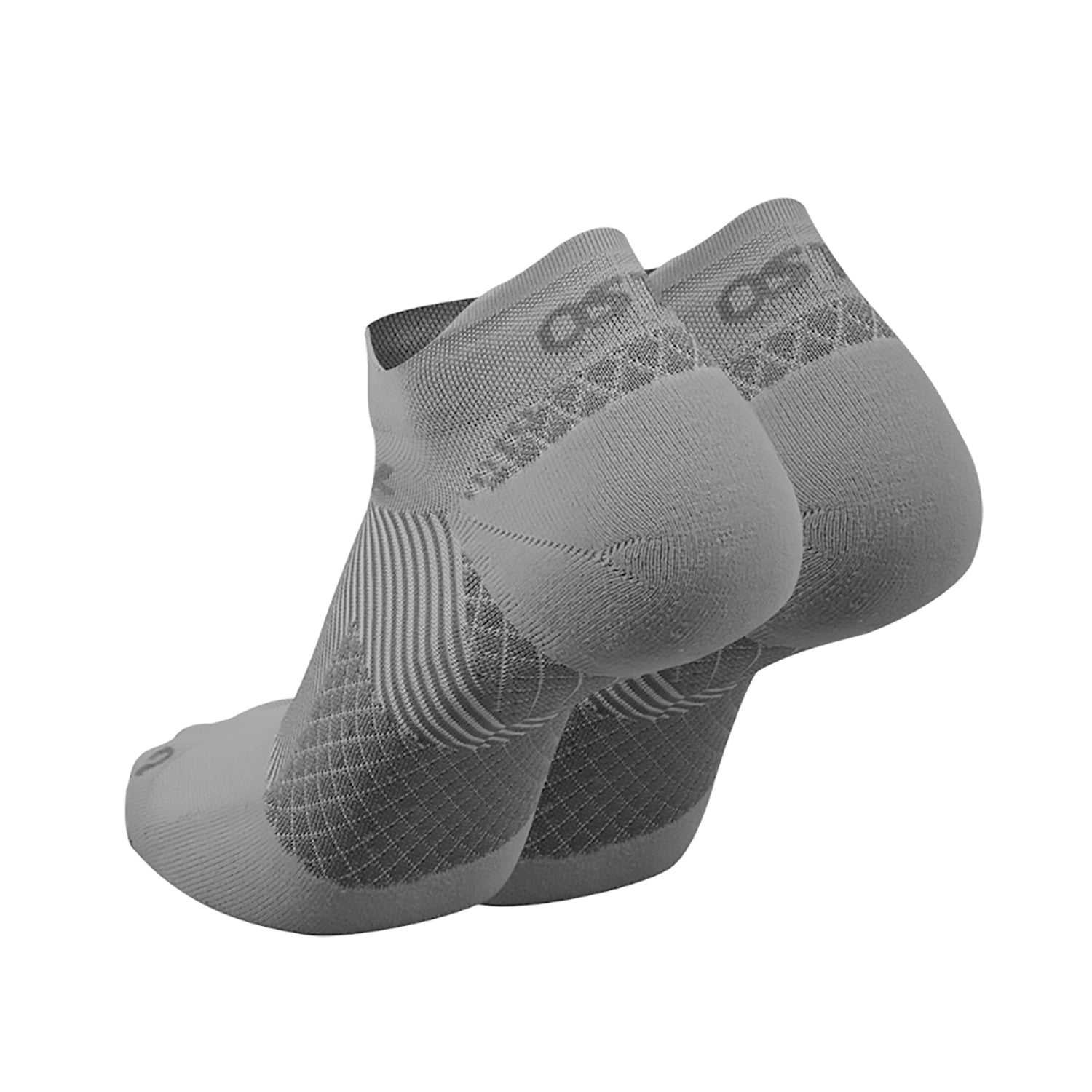 FS4 Plantar Fasciitis Compression no show length socks in grey | OS1st