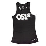 Black womens logo tank | OS1st