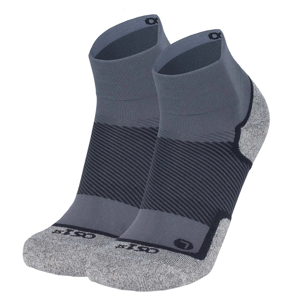 WP4 Wellness sock 1/4 length in charcoal | OS1st