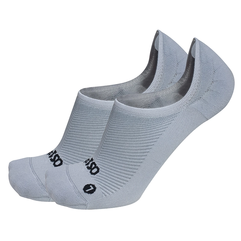 Nekkid Comfort grey no show socks, stay in place with silicone heel grip